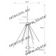 DIAMOND - D-190 - Discone 84 cm - 100 MHz bis 1,5 GHz