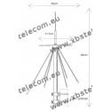 DIAMOND - D-190 - Discone 84 cm - 100 MHz bis 1,5 GHz