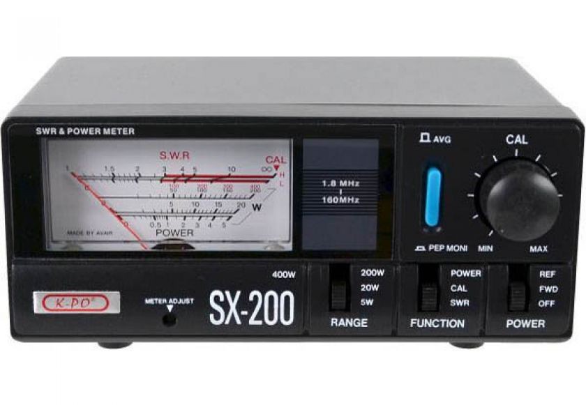 KPO - SX-200 SWR/PWR 1.8Mhz to 160 MHZ - 400W - XBS TELECOM