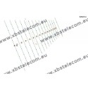 Optibeam - OBLY16-5 - 16 Elemente Log Yagi 20-17-15-12-10m