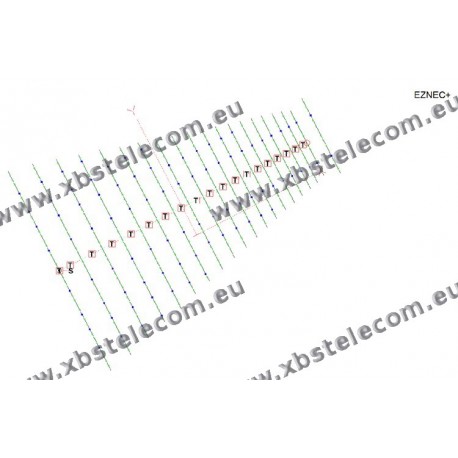 Optibeam - OBLY20-5 - 20 Elemente Log Yagi 20-17-15-12-10m