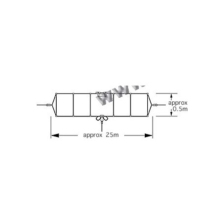 Diamond - WD-330D - Dipol 25M - 2 - 30 MHz -