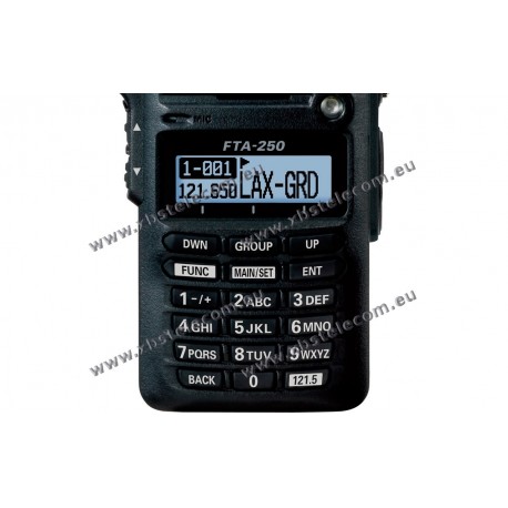 YAESU - FTA-250 - HANDHELD AIRBAND TRANSCEIVER mit 1950 mAh