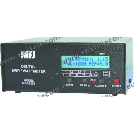 MFJ - MFJ-826 - Digitales SWR-Wattmeter - 1500 Watt - Mit Frequenzzähler.