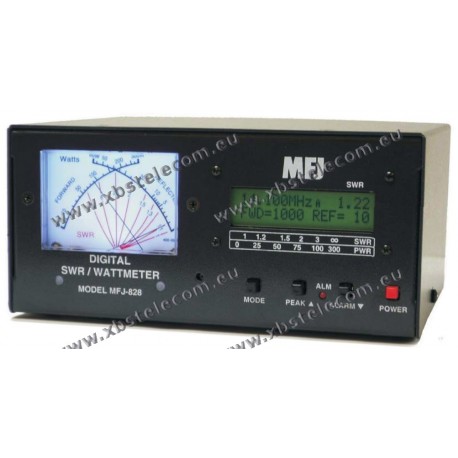 MFJ - MFJ-828 - SWR/POWER/FREQUENCE METRE DIGITAL 1500 WATT - XBS TELECOM