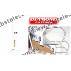 DIAMOND - V-2000 - Triband-Antenne 50/144/430 MHz