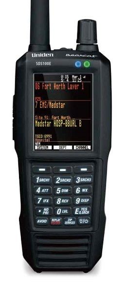 UNIDEN SDS-100E Digital Handheld Scanner - Radio Communication Station