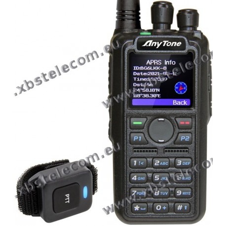 ANYTONE - AT-D878UVII PLUS - VHF/UHF - FM/DMR - BLUETOOTH - APRX RX und 500.000 digitale Kontakte.