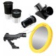 BRESSER - Lyra 70/900 EQ3 Refractor Telescope with Smartphone Adapter & Solar Filter